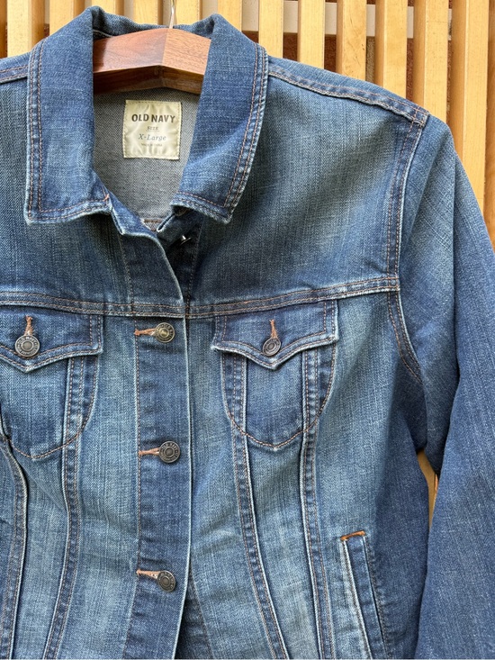 Old Navy Jackets & Blazers - Old Navy Blue Denim Jacket with Chest Pockets
